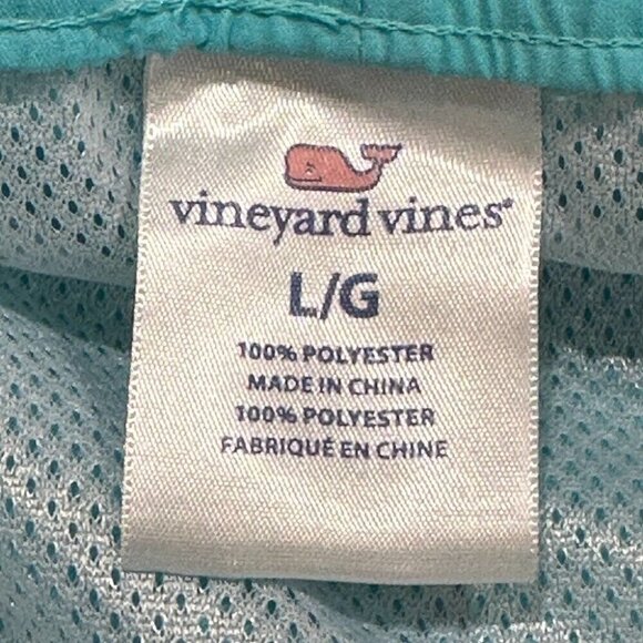 Vineyard Vines Color‎ Block Bathing Suit Trunks Fully Lined Swimsuit Size Large - Picture 6 of 6